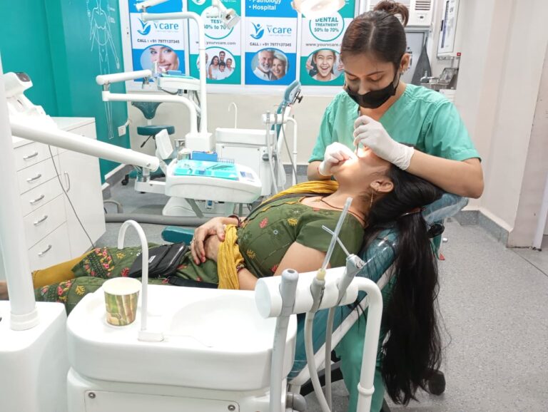 Dentist Treating Patient Your V Care Virar 768x578
